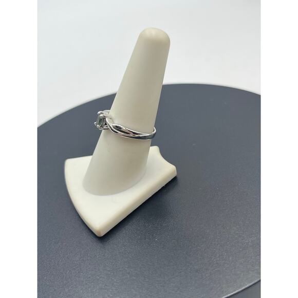 Ross Simons Sterling‎ Silver 925 Blue Topaz Leaf Design Ring Size 8.25, 3.83g - Picture 2 of 9